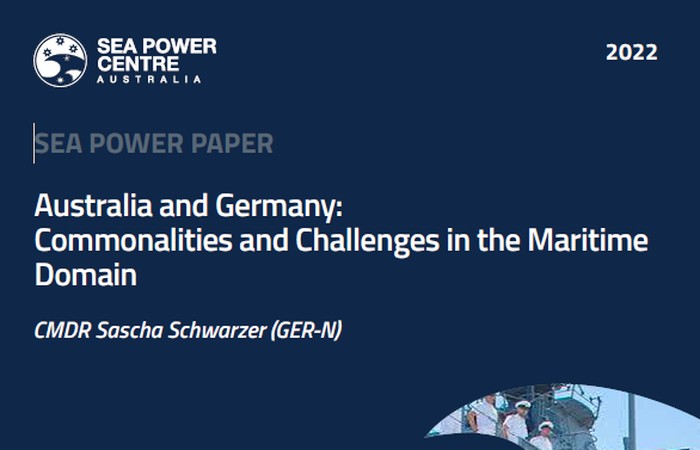 Veröffentlichung: Australia and Germany: Commonalities and Challenges in the Maritime Domain