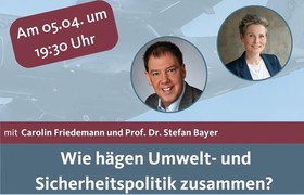 Der Zusammenhang zwischen Klima- und Sicherheitspolitik - 1,5°-Call vom 05. April 2023
